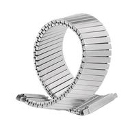 NVYRFS Elastic Stainless Steel Replacement Strap Universal Adjustable Width Metal Wristband Bracelet Band Watch Accessories(M-140mm)