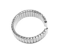 NVYRFS Metal Elastic Strap 12mm 14mm 16mm 18mm 20mm 22mm Stainless Steel Stretch Expansion Watch Band Men Women Wristband Accessories(Silver,14mm)