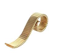 NVYRFS Metal Elastic Watch Strap 12mm 14mm 16mm 18mm 20mm Stretch Expansion Stainless Steel Watch Band Men Women Wristband Accessories(Gold,14mm)