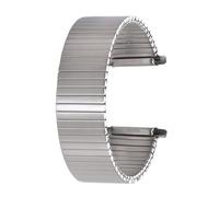 NVYRFS Metal Elastic Watch Strap 18mm 20mm 22mm Width Stretch Adjustment Expansion Stainless Steel Band Men Women Wristband Accessories(20mm,Length 140mm)