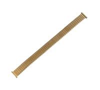 NVYRFS Watch Elastic Spring Elastic Elderly Watch Strap Elastic Metal Elastic Bracelet Vintage Watch Chain(Gold,12mm)