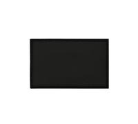 Nvzi 2-Pcs 8×5cm PVC Blank Patch Solid Color Minimalist Rectangular DIY Flag Clothing Patches，Black