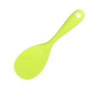 Nvzi 2Pcs Wear Resistant Silicone Rice Spoons Non Stick Rice Scoopers for Household Use Ideal-Green A