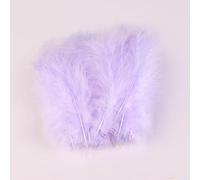 Nvzi 300-Pack 5-6 Inch Artificial Rooster Feathers, Bulk Craft Feathers for DIY Crafts, Dream Catchers, Wedding & Party Decorations，Light Purple B