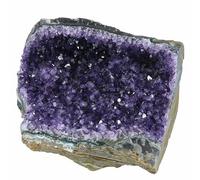 Nvzi Amethyst Crystal Rock, Real Amethyst Stone, Natural Purple Crystals and Healing Stones, Amathesis Crystal Cluster Geode, Amatista Piedra Natural, Cuarzos Originales De Energia Y Piedras(480G)