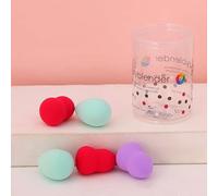 Nvzi Beauty Sponge Set 5 Pack, Makeup Blender Sponge For Liquid & Cream Makeup, Buildable Coverage, Foundation Sponge For Natural Base, Latex-Free Foam with Storage Box,Mixed color A55
