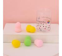 Nvzi Beauty Sponge Set 5 Pack, Makeup Blender Sponge For Liquid & Cream Makeup, Buildable Coverage, Foundation Sponge For Natural Base, Latex-Free Foam with Storage Box，Mixed color A59
