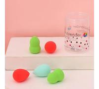 Nvzi Beauty Sponge Set 5 Pack, Makeup Blender Sponge For Liquid & Cream Makeup, Buildable Coverage, Foundation Sponge For Natural Base, Latex-Free Foam with Storage Box，Mixed color A58