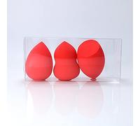 Nvzi Beauty Sponge Set 6 Pack, Makeup Blender Sponge For Liquid & Cream Makeup, Buildable Coverage, Foundation Sponge For Natural Base, Latex-Free Foam ，Red A45