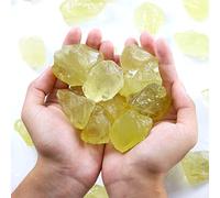 Nvzi Citrine Crystals, Bulk Crystals, Crystals and Healing Stones, Rocks for Tumbling, Amathesis Crystal, Raw Crystals Bulk, Calcite Crystal for Decoration, Wicca, Reiki, Chakra and Energy(1LB)
