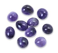 Nvzi Natural Amethyst Crystals, Crystals and Gemstones Healing, Tumbled Polished Stones, Chakra Stones, Cristal Stone, Precious Stones and Crystals (10 Packs)