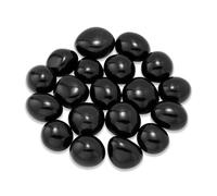 Nvzi Polished Natural Black Obsidian Stones 0.2kg