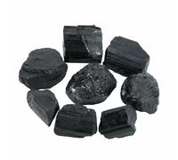 Nvzi Raw Black Tourmaline Crystals Bulk, Real Gemstones and Crystals(1LB)
