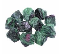 Nvzi Raw Ruby Zoisite Crystals Bulk, Real Gemstones and Crystals, Rocks and Minerals, Healing Crystals, Quartz Crystals and Healing Stones, Cuarzos Originales De Energia Y Piedras(454G)