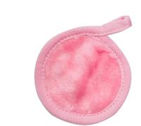 Nvzi Reusable Makeup Remover Pads -3pcs Reusable Makeup Remover Cloths - Reusable Face Pads, Makeup Eraser for All Skin Types - Washable Microfiber Makeup Remover Face Cloths,Pink,A12