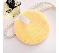 Nvzi Reusable Makeup Remover Pads -6pcs Reusable Makeup Remover Cloths - Reusable Face Pads, Makeup Eraser for All Skin Types - Washable Microfiber Makeup Remover Face Cloths,Yellow，A01