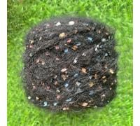 Nvzi Soft Plush Wool Acrylic Fancy Loop Yarn for Doll Hair Making,Crochet Knitting,Needle Felting Doll Hair | Curly Hair Coils of Wool Felt Carded Sheep Wool,Roving,Fiber(50g，A70)