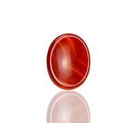 Nvzi Worry Stones Carnelian Crystal for Kids, Chakra Crystals and Healing Stones, Oval Palm Stone, Thumb Stone, Crystals for Beginners, Spiritual Gifts for Women, Meditation Accessories (1PCS)