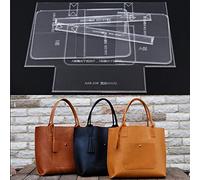 NW AAB-208 Handbag Shoulder Bag Acrylic Template Leather Pattern Acrylic Leather Pattern Leather Templates for Shoulder Bags (Small(10.2x12.5x14.5inch))