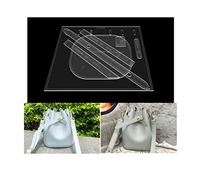 NW AAB-656 Acrylic Tote Bag Template Bag Leather Pattern Shoulder Bag Acrylic Leather Pattern Leather Templates