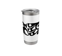 NW Coast Native American Influenced Style Raven Stainless Steel Insulated Tumbler