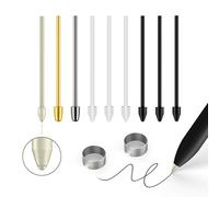 NWANTF Soft/Metal Nibs/Tips Replacement for Samsung Galaxy Tab S10+/S10 Ultra S9/S9FE+/S9 Ultra/S8/S8+/S8 Ultra/S7/S7 FE/S6/S6 Lite/S22/S23/S24 Ultra S Pen，Tips+Clip+Organizer (1+2+6 pcs Set)