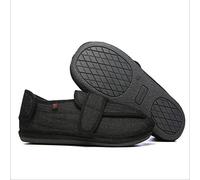 Nwarmsouth Arthritis Slippers Wide Fit Shoe,Men's shoes for the elderly with swollen feet, opening adjustment diabetic shoes-UK9.5_grey,Memory Foam Diabetic Slippers