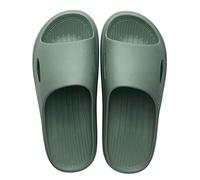 Nwarmsouth foot massage slippers,Comfortable massage sandals, non-slip platform slippers-green_UK6-UK6.5,Slip On Slide