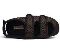 Nwarmsouth Plantar Fasciitis Trainers Air Shoe,Foot swollen thumb eversion sandals, adjustable shoes for the elderly-UK11_coffee,Diabetic Easy Close Slipper