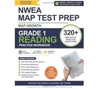 NWEA MAP Test Preparation Workbook - Grade 1 Reading: 320+ MAP Growth Practice Questions with Full Answer Explanations | RIT-Focused Workbook for ... | Perfect for Parents, Teachers, and Tutors