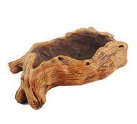 NWFashion Wooden Tump Flower Succulent Pot/Planter/Container