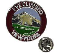 NWFlags I've Climbed Yr Wyddfa Pin Badge | Large Metal Enamel Lapel Badge