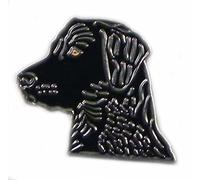 NWFlags Metal Enamel Pin Badge Brooch Black Labrador Dog
