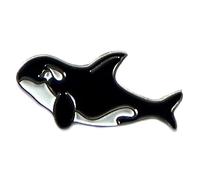 NWFlags Metal Enamel Pin Badge Brooch Orca Killer Whale
