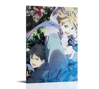 NWFWZP Beyond The Boundary Classic Popular Anime And Animation Canvas Poster Wall Art Decorative Painting Bedroom Painting Posters 24x36inch(60x90cm) Frame-style