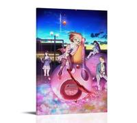 NWFWZP Beyond The Boundary Classic Popular Anime And Animation Canvas Poster Wall Art Decorative Painting Bedroom Painting Posters 20x30inch(50x75cm) Frame-style