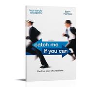 NWFWZP Catch Me If You Can Popular Classics Movies And TV Series Canvas Poster Wall Art Decorative Painting Bedroom Painting Posters 24x36inch(60x90cm) Frame-style