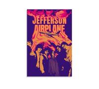 NWFWZP Jefferson Airplane Popular Singers Legendary Singers Music Masters Canvas Poster Wall Art Decorative Painting Bedroom Painting Posters 16x24inch(40x60cm) Unframe-style