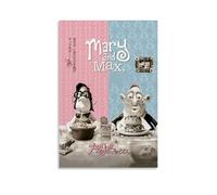 NWFWZP Mary And Max Classic Popular Anime And Animation Canvas Poster Wall Art Decorative Painting Bedroom Painting Posters 16x24inch(40x60cm) Unframe-style