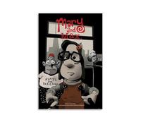 NWFWZP Mary And Max Classic Popular Anime And Animation Canvas Poster Wall Art Decorative Painting Bedroom Painting Posters 16x24inch(40x60cm) Unframe-style