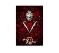 NWFWZP V for Vendetta Popular Classics Movies And TV Series Canvas Poster Wall Art Decorative Painting Bedroom Painting Posters 12x18inch(30x45cm) Unframe-style