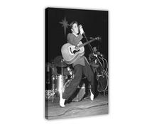 NWGACS Singer Elvis Presley 5 Canvas Poster Wall Art Decor Print Picture Paintings for Living Room Bedroom Decoration Frame-style 12x18inch(30x45cm)