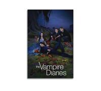NWIJDAQ The Vampire Diaries(1) Vintage Classic Movie Posters Horror Movie Theatrical Elements Posters Decorate Movie Walls Art Paintings12x18inch(30x45cm) Unframe-style-9