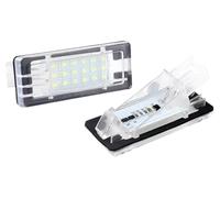 Nwirmtm For Dacia For Duster White LED Licence Plate Lights For Logan For Espace Laguna For Scenic Fluence No False Number Plate Replacement