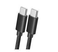 NWNK13 100W Charger Cable USB C for Oppo Find X5/X5 Pro/X5 Lite/X3 X2/X3 Neo,Reno 8 Pro 5G/7 6 4/Reno4 Z 5G,A77 A76 A57 A96 A54S A54 A16S A94 A74 Fast Charge Type C Nylon Charging Cable 1.5M (Black)