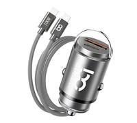 NWNK13 Car Charger Adapter USB C 30W USB Socket with Type C Cable Car Phone Charger for Samsung Galaxy Z flip 7/Z fold 7/FE 7/Z flip 6/Z fold 6/Z flip 5/Z fold 5/Z flip 4/Z fold 4/A26/A36/A56/A17