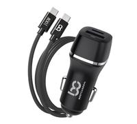 NWNK13 Car Charger Adapter USB C 48W USB Socket with Type C Cable Car Phone Charger for Samsung Galaxy Z flip 7/Z fold 7/FE 7/Z flip 6/Z fold 6/Z flip 5/Z fold 5/Z flip 4/Z fold 4/A26/A36/A56/A17