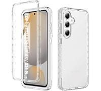NWNK13 For Samsung Galaxy S26+ Case Crystal Clear Slim Fit Front & Back 360° Case Built-in Screen Protector Full Body Silicone Gel Mobile Phone Cover for Samsung S26 Plus (Clear)