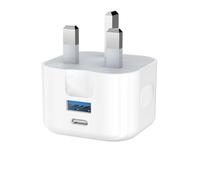 NWNK13 iPhone 17e USB C Plug 20W Type C Fast Charging, Wall Adapter Plug UK, Dual Port Charger for iPhone 16e/15/14 /13/12 /12Pro/11/ Se2022 /7/8/13 Pro Max / 13Plus / XS/X/11Pro /Se 2020