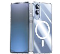 NWNK13 Magnetic Case For Galaxy S25 Edge Case, [Compatible with MagSafe], Military Drop Protection Shockproof Phone Cover for Samsung S25edge Crystal Clear